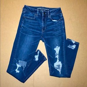 American Eagle Distressed HighRise Legging Jean